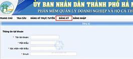 Đăng Ký Hộ Kinh Doanh Trực Tuyến