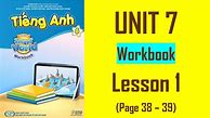 Sách Tiếng Anh Lớp 6 Unit 7 Lesson 1